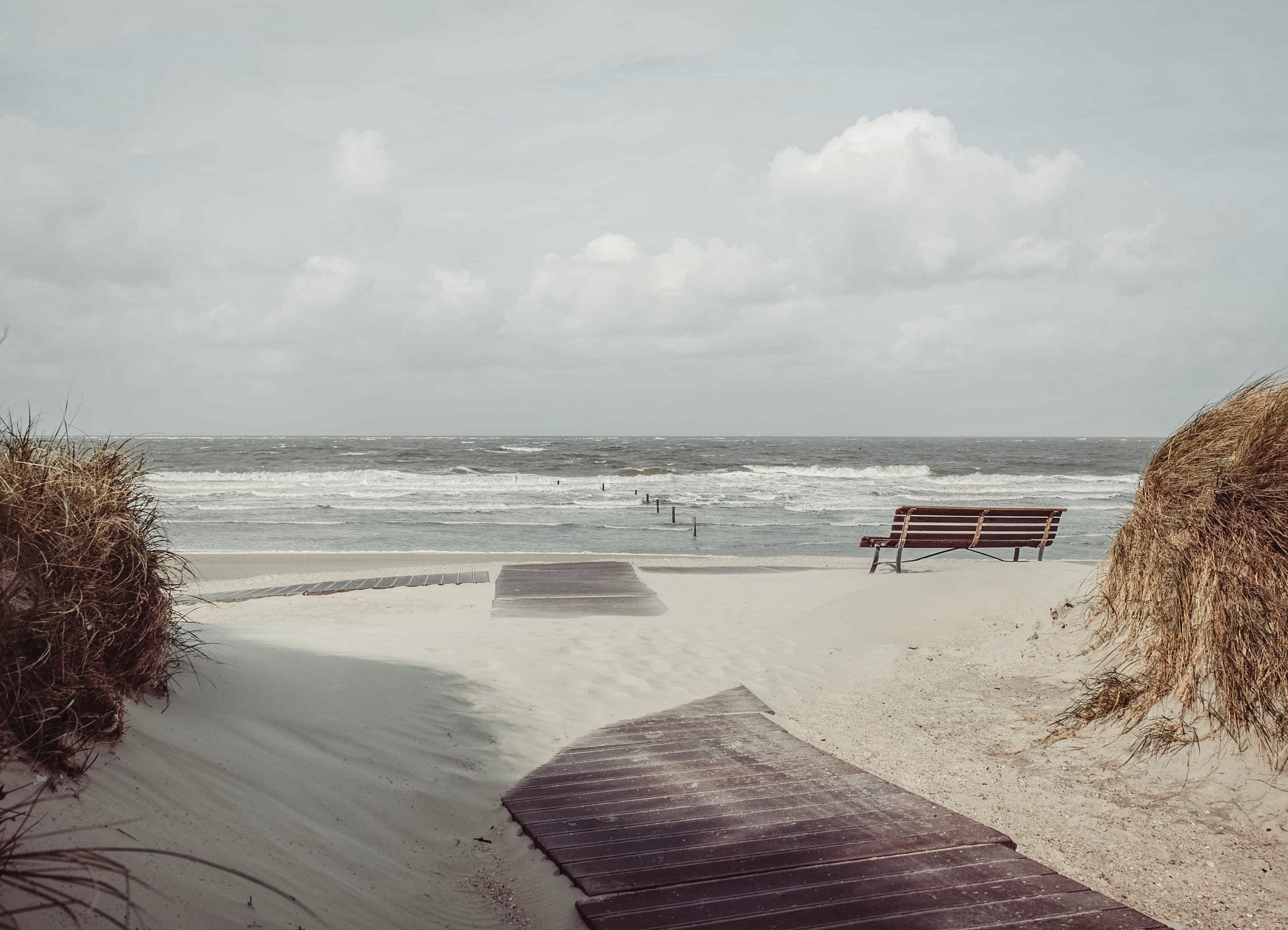 Endloser Sandstrand von Norderney